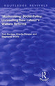 Book cover of: Modernising Social Policy. By: Tom Burdon