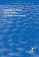 Book cover of: Evaluating Public Programmes: Contexts and Issues. By: Ian Shaw