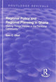 Book cover of: Regional Policy and Regional Planning in Ghana. By: Sam Ofori