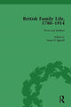Book cover of: British Family Life, 1780–1914, Volume 3. By: Claudia Nelson