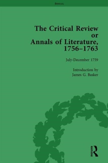 Book cover of: Critical Review or Annals of Literature, 1756-1763 Vol 8. By: James G. Basker