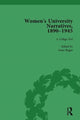 Book cover of: Women's University Narratives, 1890–1945, Part I Vol 3. By: Anna Bogen