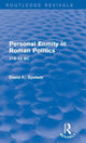 Book cover of: Personal Enmity in Roman Politics (Routledge Revivals). By: David Epstein
