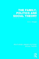 Book cover of: Family, Politics, and Social Theory (RLE Social Theory). By: Morgan, David