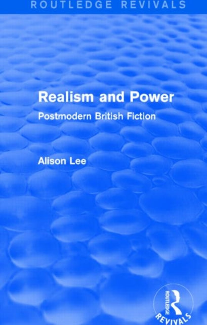 Book cover of: Realism and Power (Routledge Revivals). By: Alison Lee