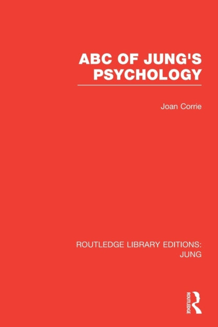 Book cover of: ABC of Jung's Psychology. By: Joan Corrie