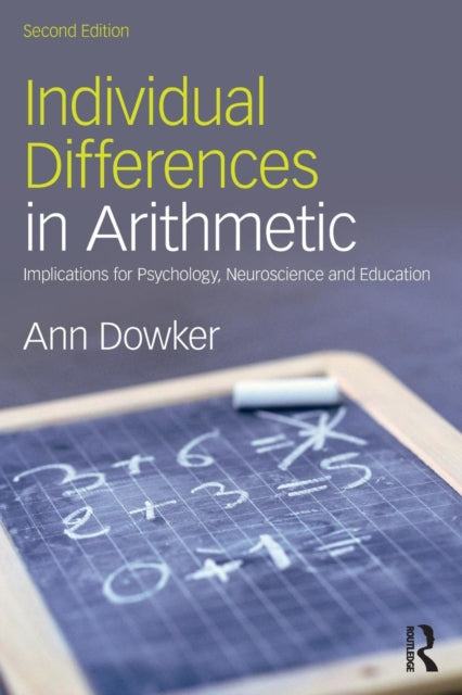Book cover of: Individual Differences in Arithmetic. By: Ann Dowker