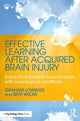 Book cover of: Effective Learning after Acquired Brain Injury. By: Graham Lowings