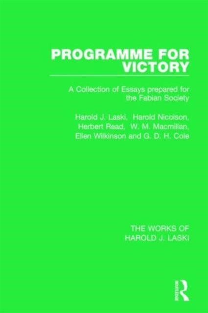 Book cover of: Programme for Victory (Works of Harold J. Laski). By: Harold Joseph Laski