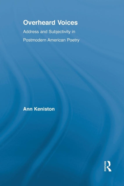 Book cover of: Overheard Voices. By: Ann Keniston