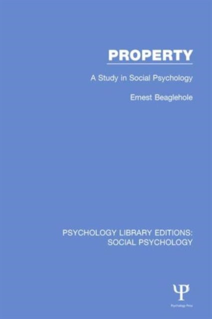 Book cover of: Property. By: Ernest Beaglehole