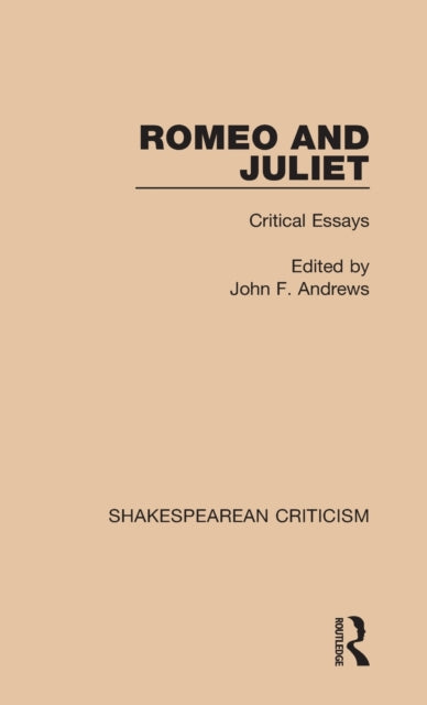 Book cover of: Romeo and Juliet. By: Andrews, John F.