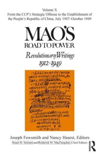 Book cover of: Mao's Road to Power. By: Stuart R. Schram