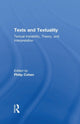 Book cover of: Texts and Textuality. By: Philip G. Cohen