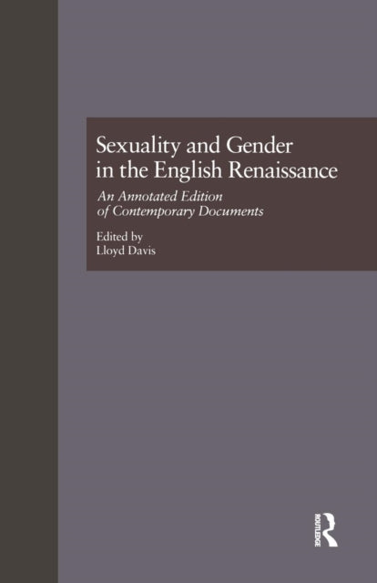 Book cover of: Sexuality and Gender in the English Renaissance. By: Davis, Lloyd
