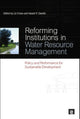 Book cover of: Reforming Institutions in Water Resource Management. By: Lin Crase
