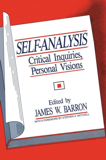 Book cover of: Self-Analysis. By: James W. Barron