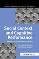 Book cover of: Social Context and Cognitive Performance. By: Pascal Huguet