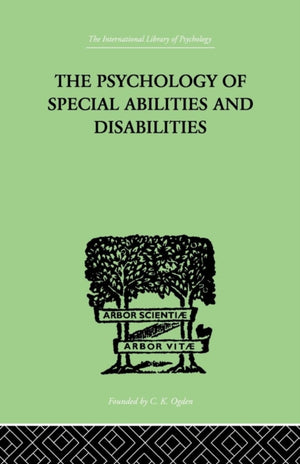 Psychology Of Special Abilities And Disabilities