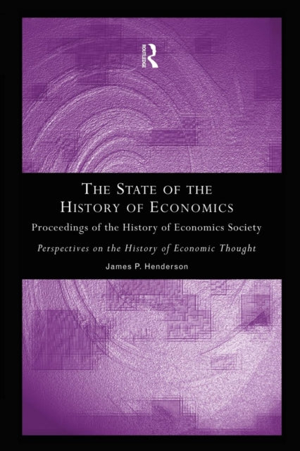Book cover of: State of the History of Economics. By: James P. Henderson