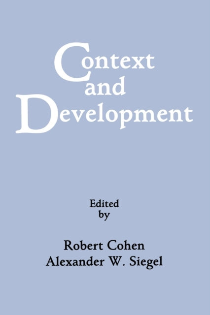 Book cover of: Context and Development. By: Robert Cohen