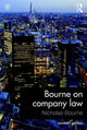 Book cover of: Bourne on Company Law. By: Nicholas Bourne