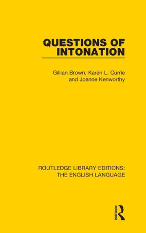 Questions of Intonation