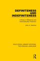 Book cover of: Definiteness and Indefiniteness. By: John A. Hawkins