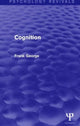 Book cover of: Cognition. By: Frank H. George