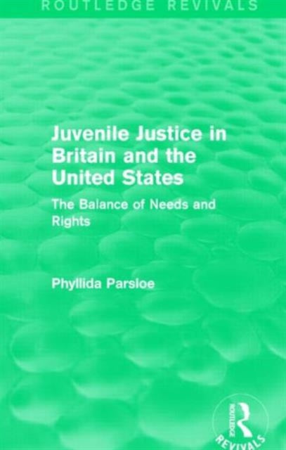 Book cover of: Juvenile Justice in Britain and the United States. By: Phyllida Parsloe