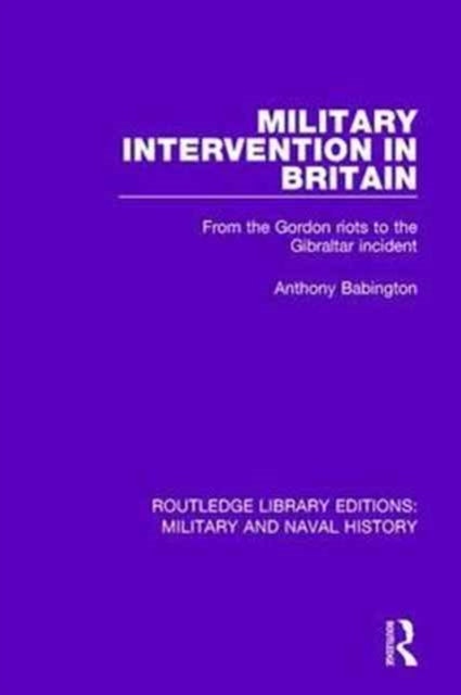 Book cover of: Military Intervention in Britain. By: Anthony Babington