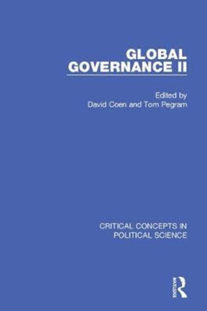 Book cover of: Global Governance II. By: David Coen