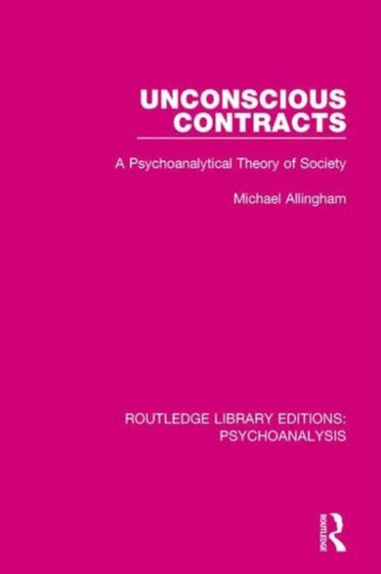 Book cover of: Unconscious Contracts. By: Michael Allingham