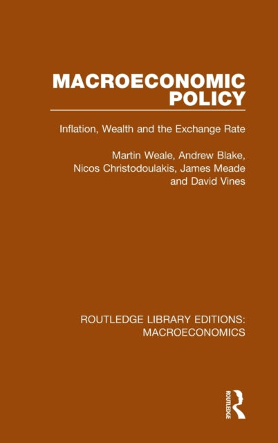 Book cover of: Macroeconomic Policy. By: Martin Weale