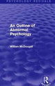 Book cover of: Outline of Abnormal Psychology. By: McDougall, William