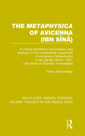 'Metaphysica' of Avicenna (ibn Sina)