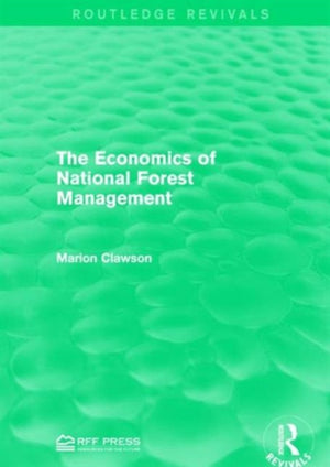 Economics of National Forest Management