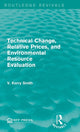 Book cover of: Technical Change, Relative Prices, and Environmental Resource Evaluation. By: V. Kerry Smith