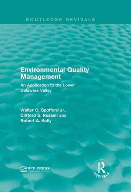 Book cover of: Environmental Quality Management. By: Walter O. Spofford Jr.