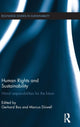 Book cover of: Human Rights and Sustainability. By: Gerhard Bos