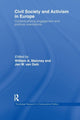 Book cover of: Civil Society and Activism in Europe. By: William A. Maloney
