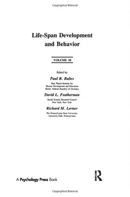 Book cover of: Life-Span Development and Behavior. By: Paul B. Baltes
