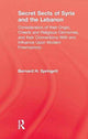 Book cover of: Secret Sects Of Syria. By: Springett