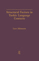 Book cover of: Structural Factors in Turkic Language Contacts. By: Lars Johanson