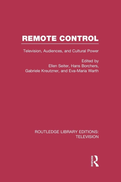 Book cover of: Remote Control. By: Ellen Seiter