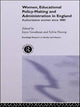 Book cover of: Women, Educational Policy-Making and Administration in England. By: Sylvia Harrop