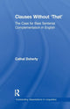 Book cover of: Clauses Without 'That'. By: Cathal Doherty