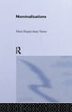 Book cover of: Nominalizations. By: Maria Koptjevskaja-Tamm