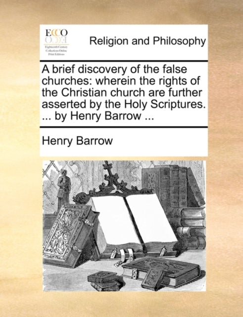 Book cover of: brief discovery of the false churches