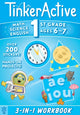 Book cover of: TinkerActive 1st Grade 3-in-1 Workbook. By: Justin Krasner